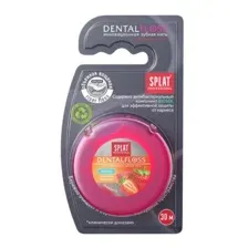 SPLAT Professional DentalFloss Зубная нить КЛУБНИКА объемная, 30 м.