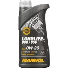 Моторное масло Mannol Longlife 508/509 0W-20 SP RC 1л