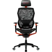 геймерское кресло Lorgar Grace 855, черный/красный