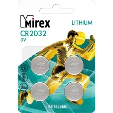 Батарейка Mirex CR2032 4 шт
