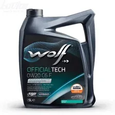 Моторное масло Wolf OfficialTech 0W-20 C6 F 5л