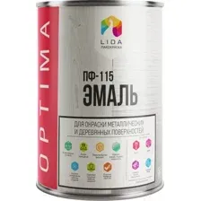 Эмаль Lida Optima ПФ-115 (1кг, серый)