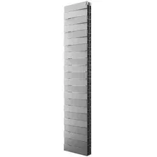 Биметаллический радиатор Royal Thermo PianoForte Tower 300 Silver Satin (22 секции)