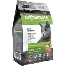 Сухой корм для кошек ProBalance Adult Hairball (400г)