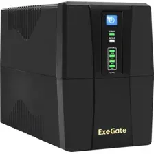Источник бесперебойного питания ExeGate Power Back BNB-1000.LED.AVR.2SH EX292785RUS