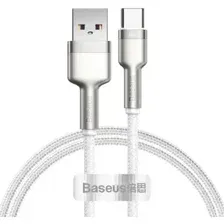 Кабель BASEUS CAKF000102 Cafule Series Metal Data Cable USB to Type-C 66W 1m White