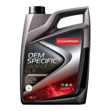 Моторное масло CHAMPION OEM SPECIFIC 5W30 C3 LL III, 5л / 1048184