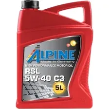 Моторное масло Alpine RSL 5W-40 C3 5л