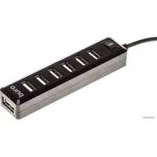 USB-хаб Buro BU-HUB7-1.0-U2.0 (черный)