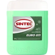 Антифриз Sintec Euro G11 / 800521 (20кг, зеленый)