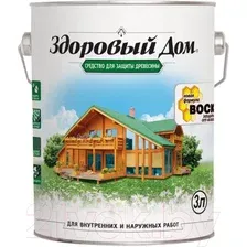Защитно-декоративный состав Здоровый дом Палисандр (3л)