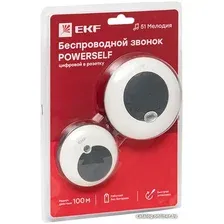 Беспроводной дверной звонок EKF Powerself в розетку DBS-003