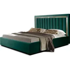 Двуспальная кровать ФорестДекоГрупп Софи 1 180x200 без ПМ (Veluta Lux 33)