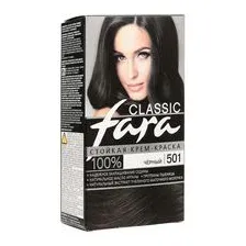 Крем-краска для волос "Fara. Classic" тон: 501, черный