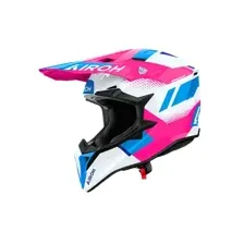 Мотошлем Airoh WRAAAP Vision WRAV54-M (M, розовый глянец)