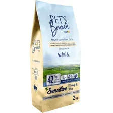 Корм для кошек Pet's Brunch Sensitive Turkey, с индейкой, 2 кг
