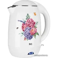 Электрический чайник BQ KT1702P (белый/симфония цветов)