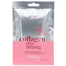 Альгинатная маска COLLAGEN ULTRA LIFTING ЛИФТИНГ И РАЗГЛАЖИВАНИЕ д/лица, шеи и декольте, саше 28г.