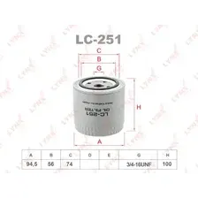 Масляный фильтр LYNXAUTO LC-251