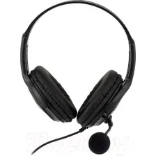 Наушники-гарнитура Оклик HS-M400 (черный)