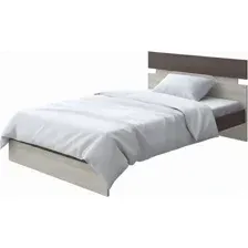 Односпальная кровать Proson Milton 90x200 (ясень шимо темный/ясень шимо светлый)