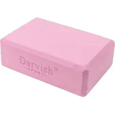 Блок для йоги Darvish Эва / DV-S-383-1 (розовый)