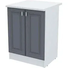 Шкаф напольный Горизонт Настя 600 (графит софт)