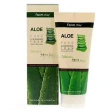 Пенка для умывания FarmStay Aloe Pure Cleansing Foam (180мл)