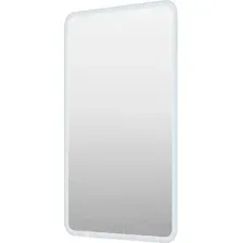 Зеркало Пекам Marta 60x90 / marta-60x90scl (с подсветкой, сенсором на прикосновение и часами)