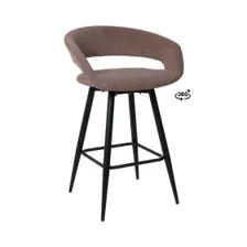Стул барный BARNY-R 700 b05 latte lux/черный