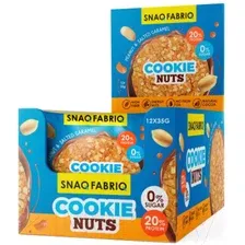 Протеиновое печенье Snaq Fabriq Арахисовый десерт с соленой карамелью (12х35г)