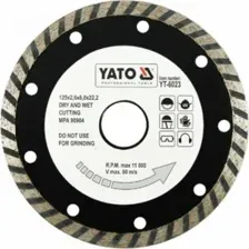 Отрезной диск алмазный  Yato YT-6023