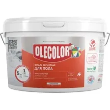 Эмаль Olecolor Для пола акриловая 2.5 кг (красно-коричневый)