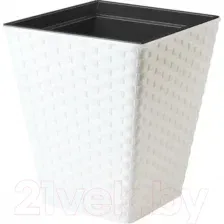 Кашпо Formplastic Rattana / FP-3870-011 (белый)
