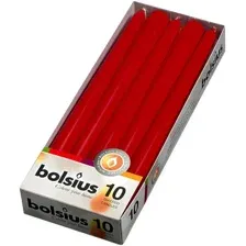 Набор свечей Bolsius 245/24 (красный)
