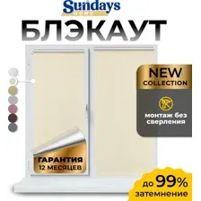 Рулонная штора Sundays Home LM 168-03 52х160 (молочный)