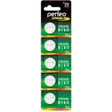 Батарейка Perfeo Lithium Cell CR2430/5BL