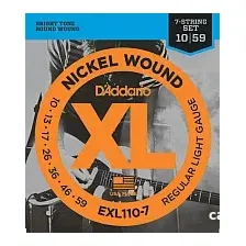 Струны для гитары D'Addario EXL110-7