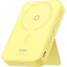 Внешний аккумулятор Baseus MagPro Magnetic Bracket Wireless Fast-Charging, PPCXZ05, желтый