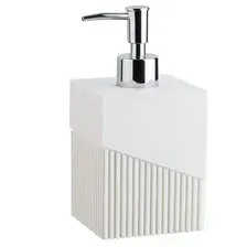 Дозатор для жидкого мыла Perfecto Linea Element Marble / 35-618701 (белый)