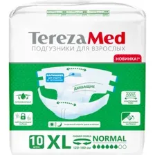 Подгузники для взрослых TerezaMed Normal, XL, 10 шт