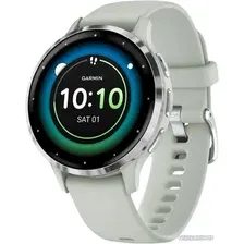 Умные часы Garmin Venu 3S (шалфей, с силиконовым ремешком)