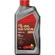 Моторное масло S-Oil Seven Red №9 SN 5W40 / E107618 (1л)