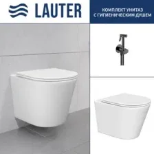 Унитаз подвесной Lauter Longer 2110822 + Breez 21GN7072BM