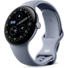 Умные часы Google Pixel Watch 4 45 мм (лунный камень/лунный камень, спортивный силиконовый ремешок)