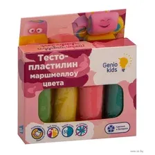 Тесто для лепки Attivio Маршмеллоу 4 цв.