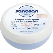 Защитный крем от опрелостей Sanosan Саносан с молочным протеином, 150 мл