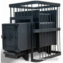 Банная печь КомфортПром Чугун 20м3, чугунная дверь