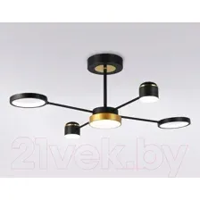 Потолочный светильник Ambrella FL51632/4+1 BK/GD