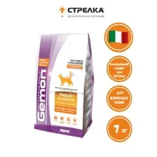 Сухой корм Gemon Cat Adult Complete с курицей и индейкой, 7 кг